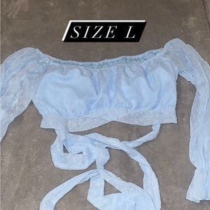 Crop top blouse